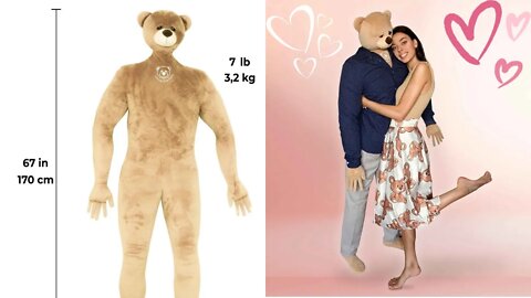 Singles are buying man sized teddy bears to keep them company