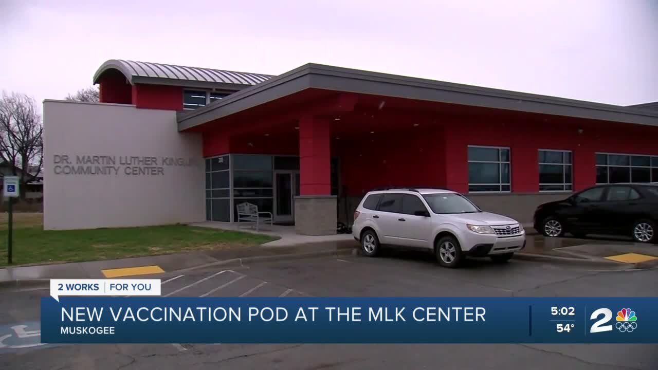 Muskogee vaccination pod set to open March 11