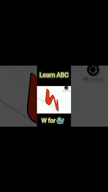 W for Whale | abc cartoon | CH-Cartoon