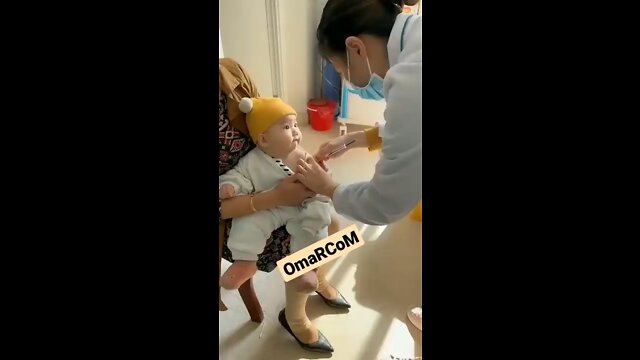How cute baby vaccine