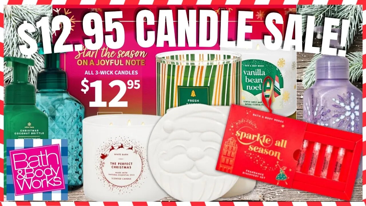 Bath & Bodyworks | $12.95 ONLINE CANDLE SALE | NEW CHRISTMAS FINDS | #bathandbodyworks