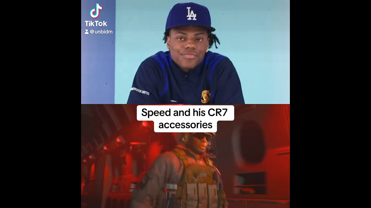 Speed and his CR7 accessories