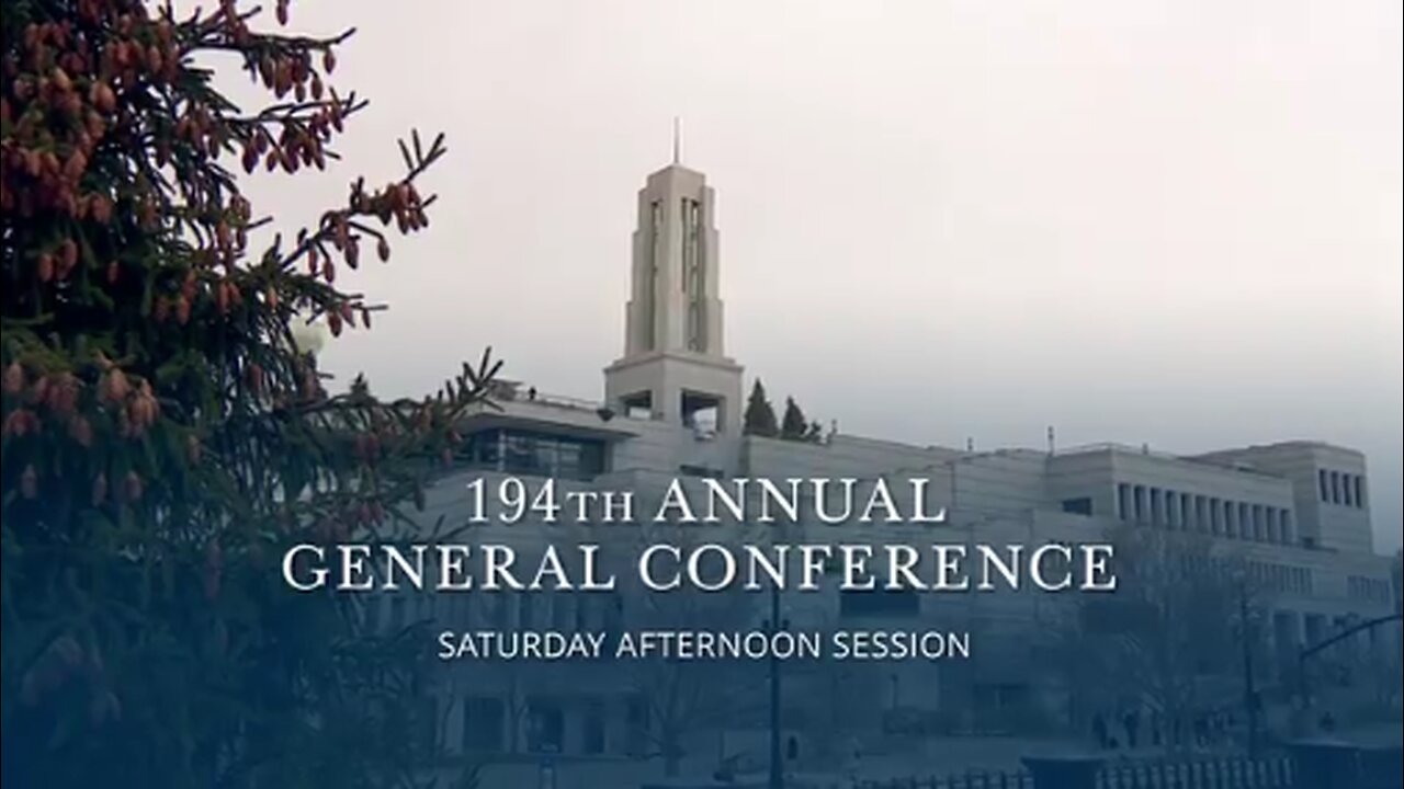 Saturday Afternoon Session | April 2024 General Conference