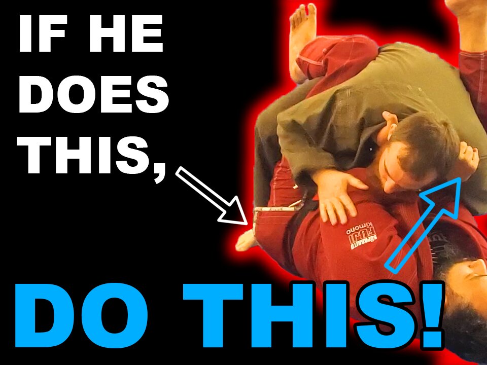 Cross Choke From Guard - Leg Trap | Capitalize on a Common Jiu Jitsu Mistake