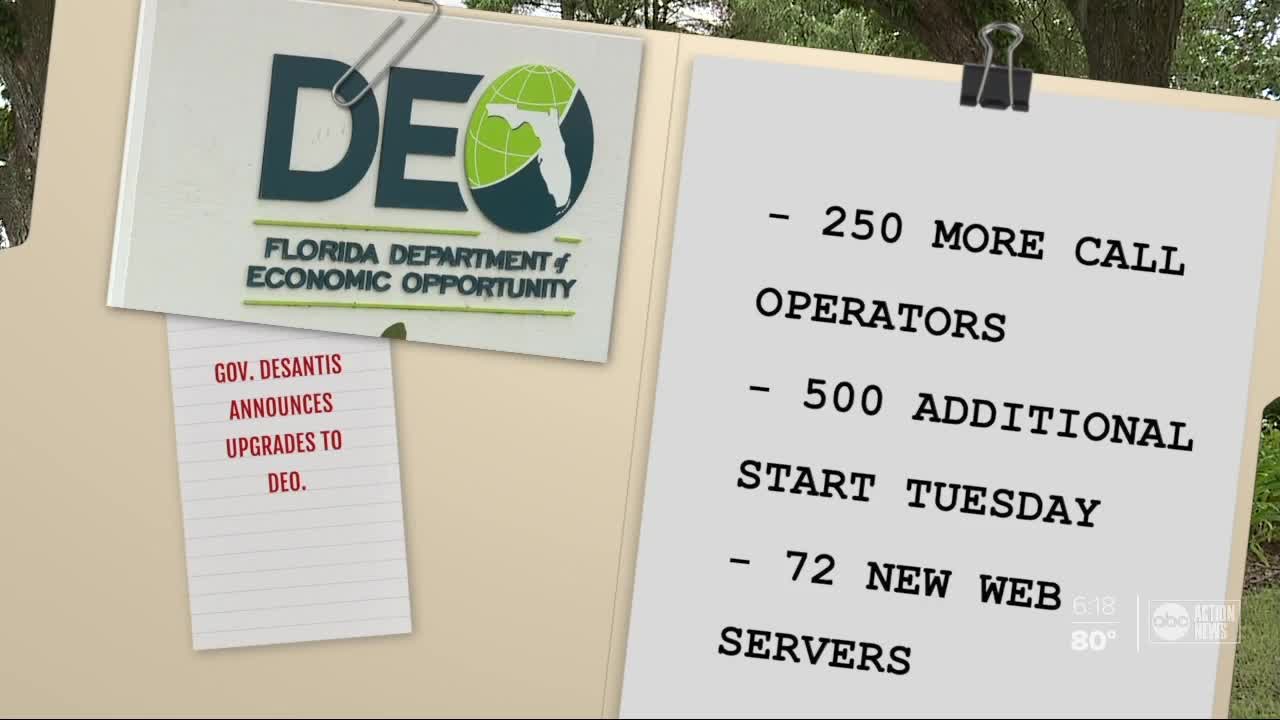 Claims pile up as Florida unemployment website upgraded