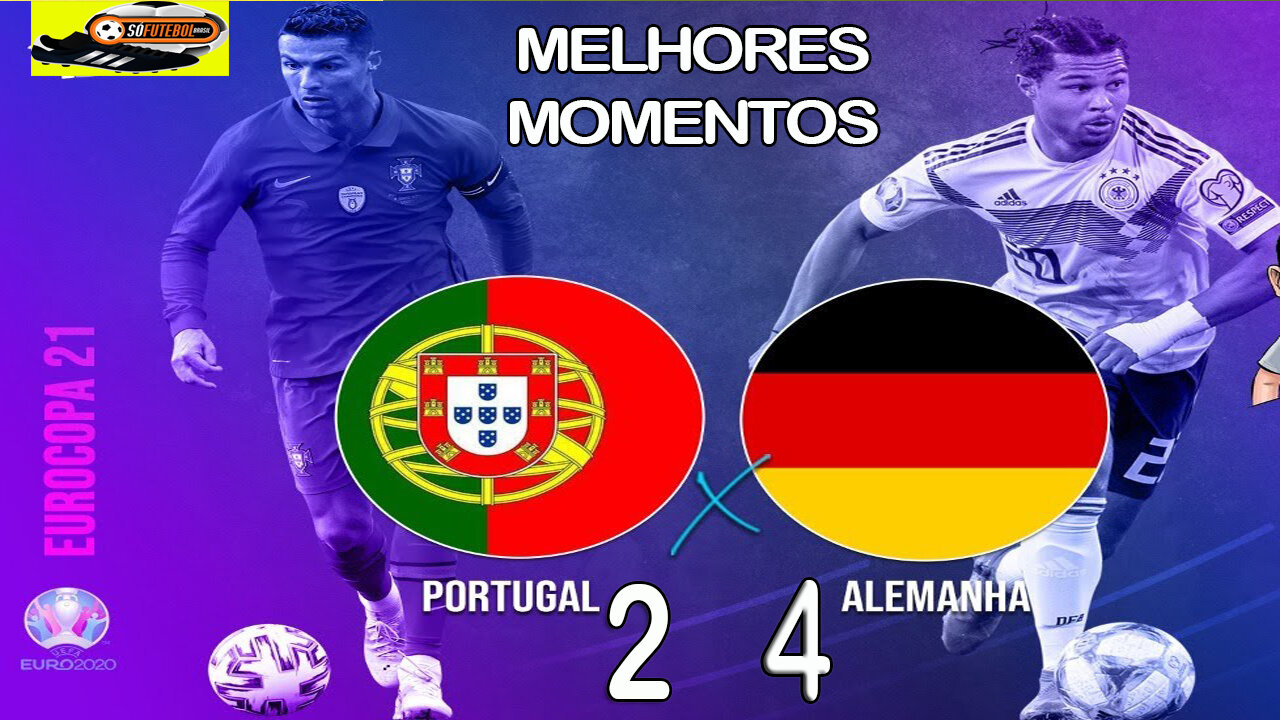 Portugal 2 x 4 Alemanha | Melhores Momentos | 19/06/2021 EUROCOPA (HD)