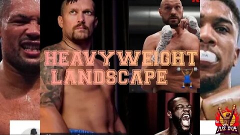 HEAVYWEIGHT LANDSCAPE USYK, FURY, WILDER, JOSHUA, & JOYCE WILL WE SEE UNDISPUTED? #TWT