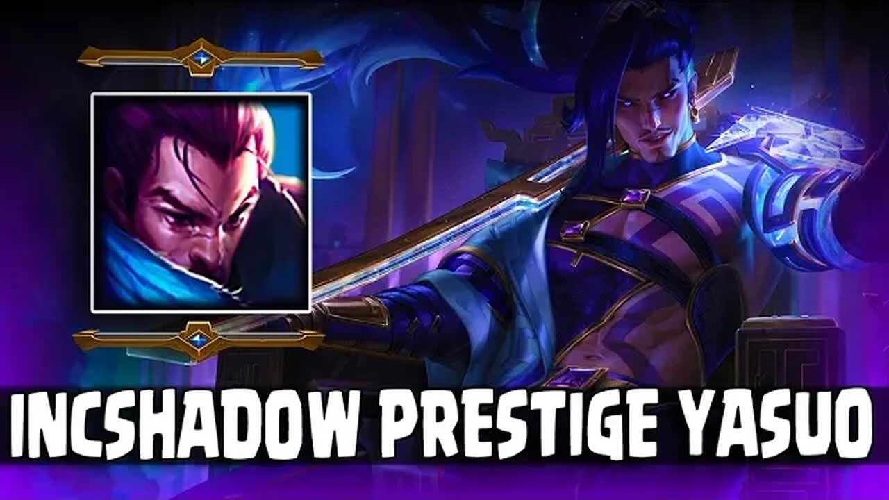 Yasuo | Skin : Prestige Inkshadow 🎁 New Skin League of Legends 2023 🎁 PBE Preview Spotlight Skin