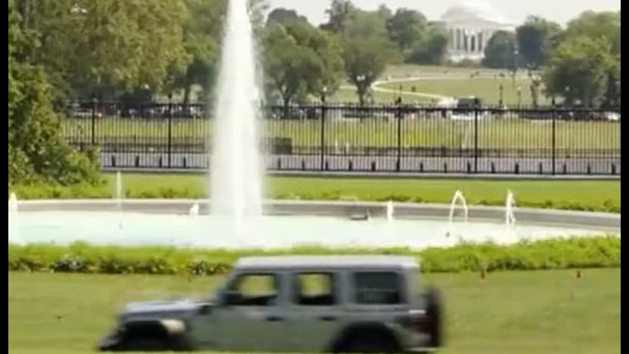 Real (Definitely Not Fake) Video of Joe Biden "Driving" an electric Jeep at (a) White House (ATL)