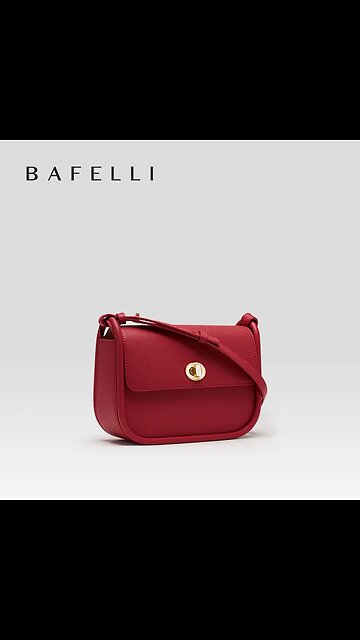 BAFELLI WOMEN'S NEW TREND LEATHER SADDLE BAGS