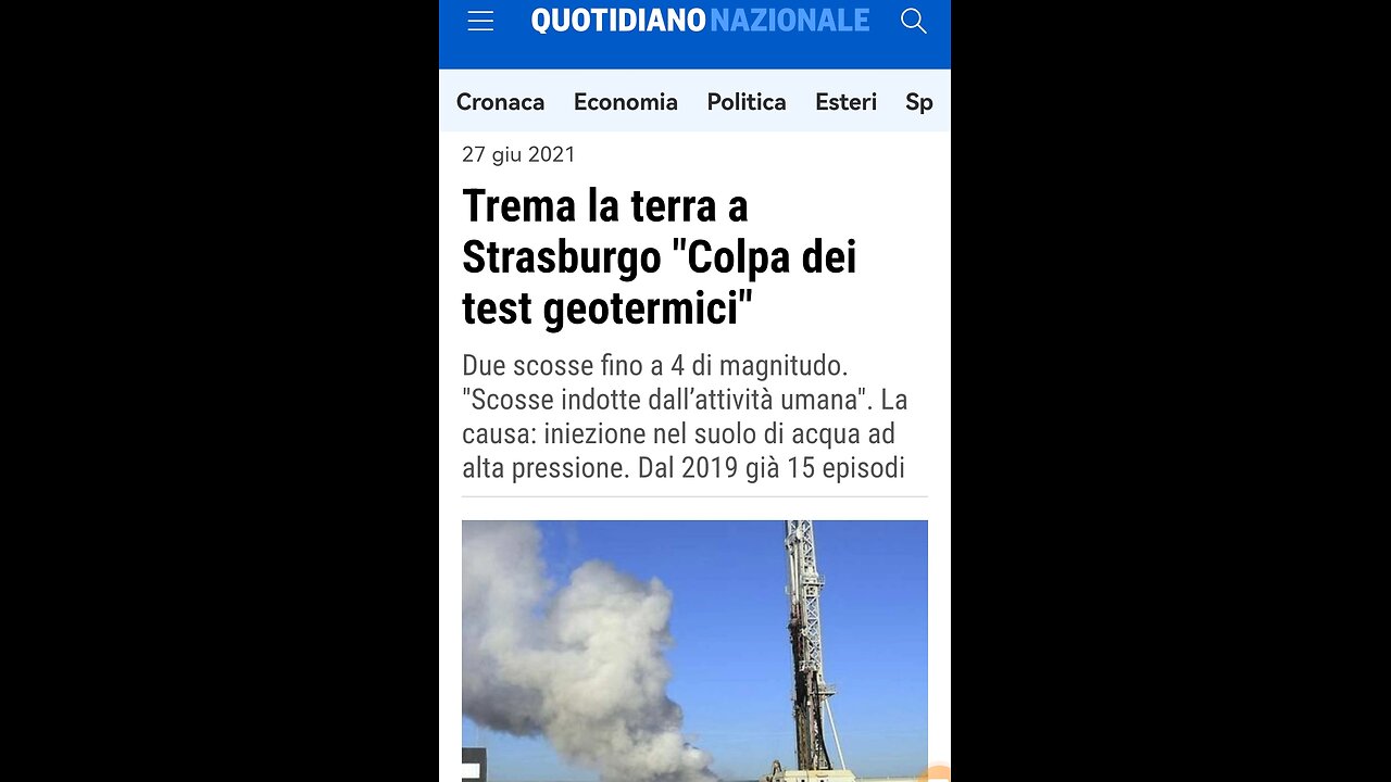 I TERREMOTI POSSONO ESSERE CAUSATI ARTIFICIALMENTE [In descrizione troverai le fonti]