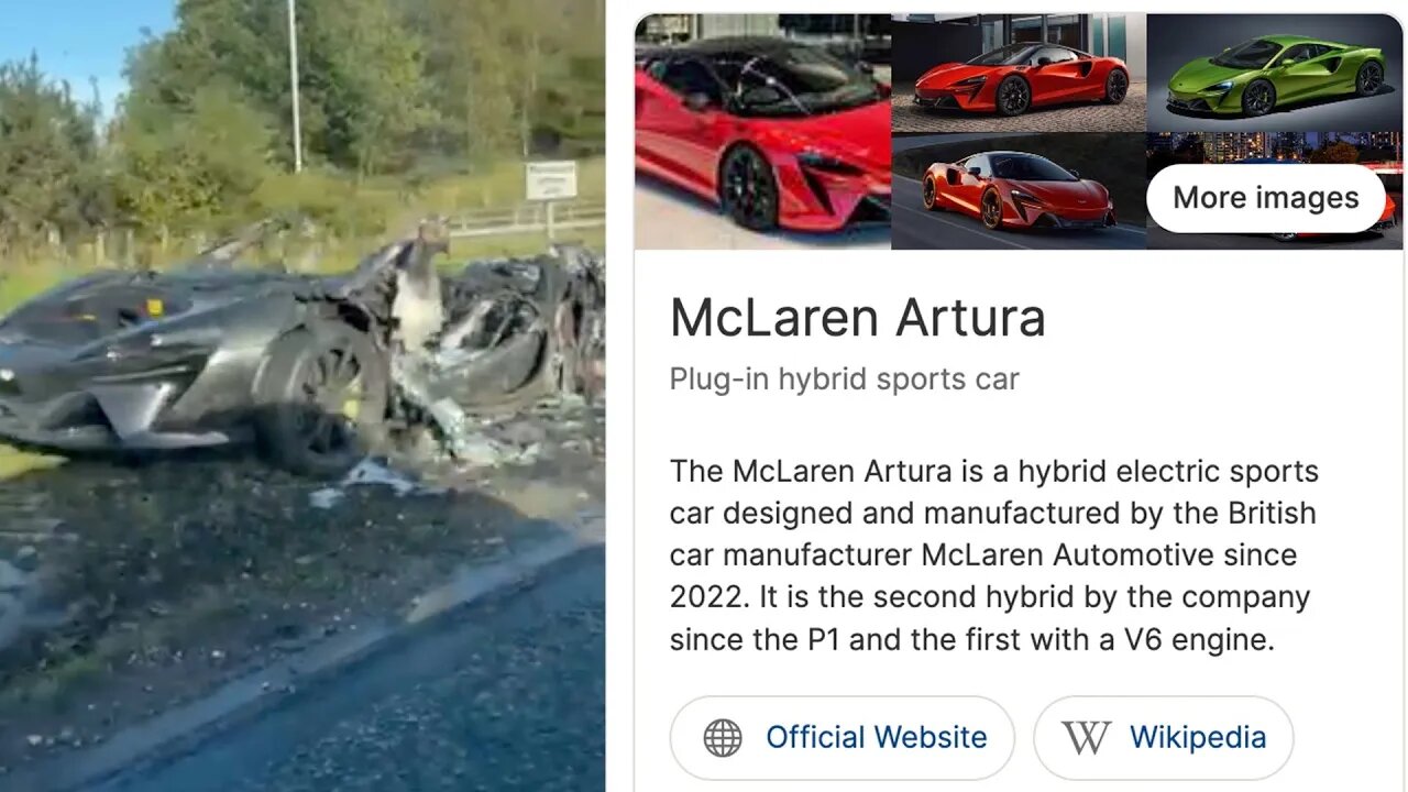 Did a McLaren Artura Hybrid Electric Supercar just BURN TO THE GROUND?