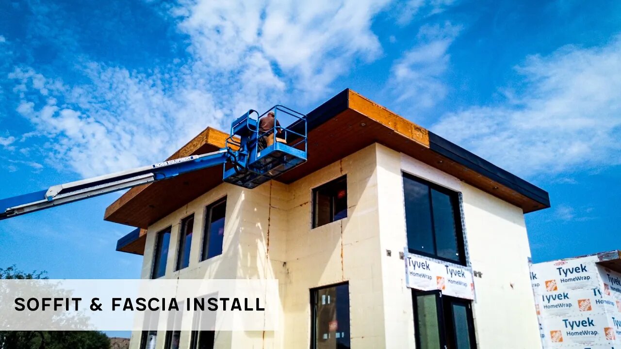 Starting to Install FINISH Materials! Soffit & Fascia Installation