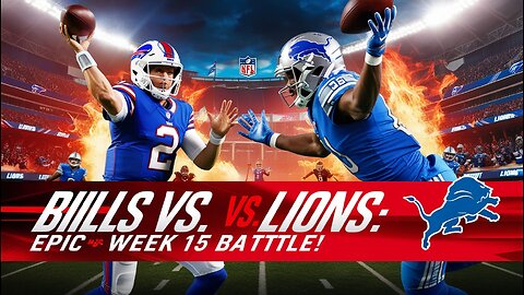 Buffalo Bills vs. Detroit Lions Game Highlights | NFL 2024 Season Week 15
