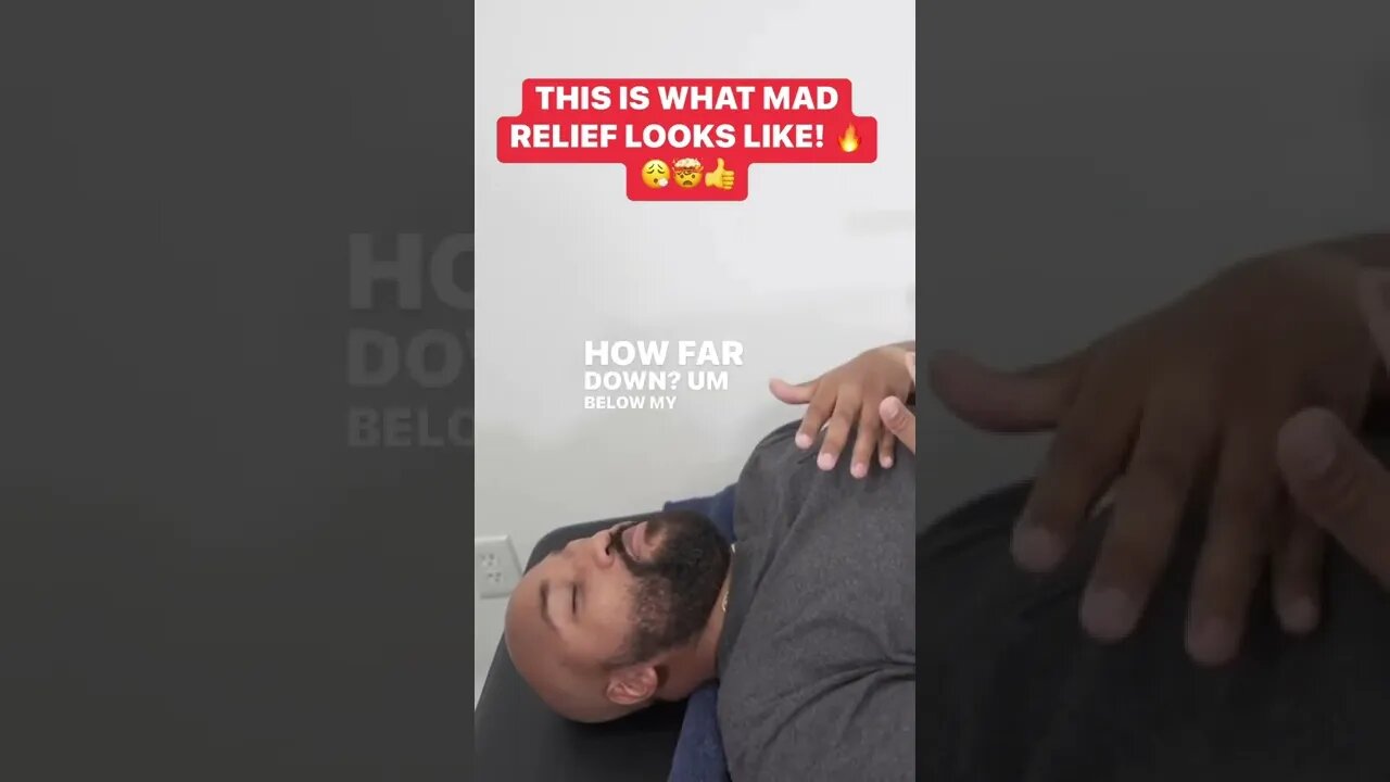 THIS IS WHAT MAD RELIEF LOOKS LIKE! 🔥🤯😱👍 Best NYC Queens Chiropractor