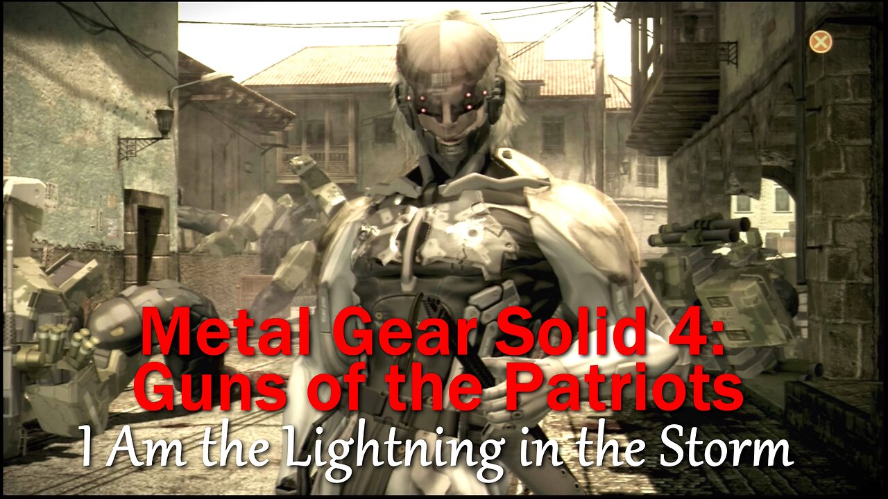 Metal Gear Solid 4: Guns of the Patriots- Raiden Makes His Debut in One Badass Cutscene