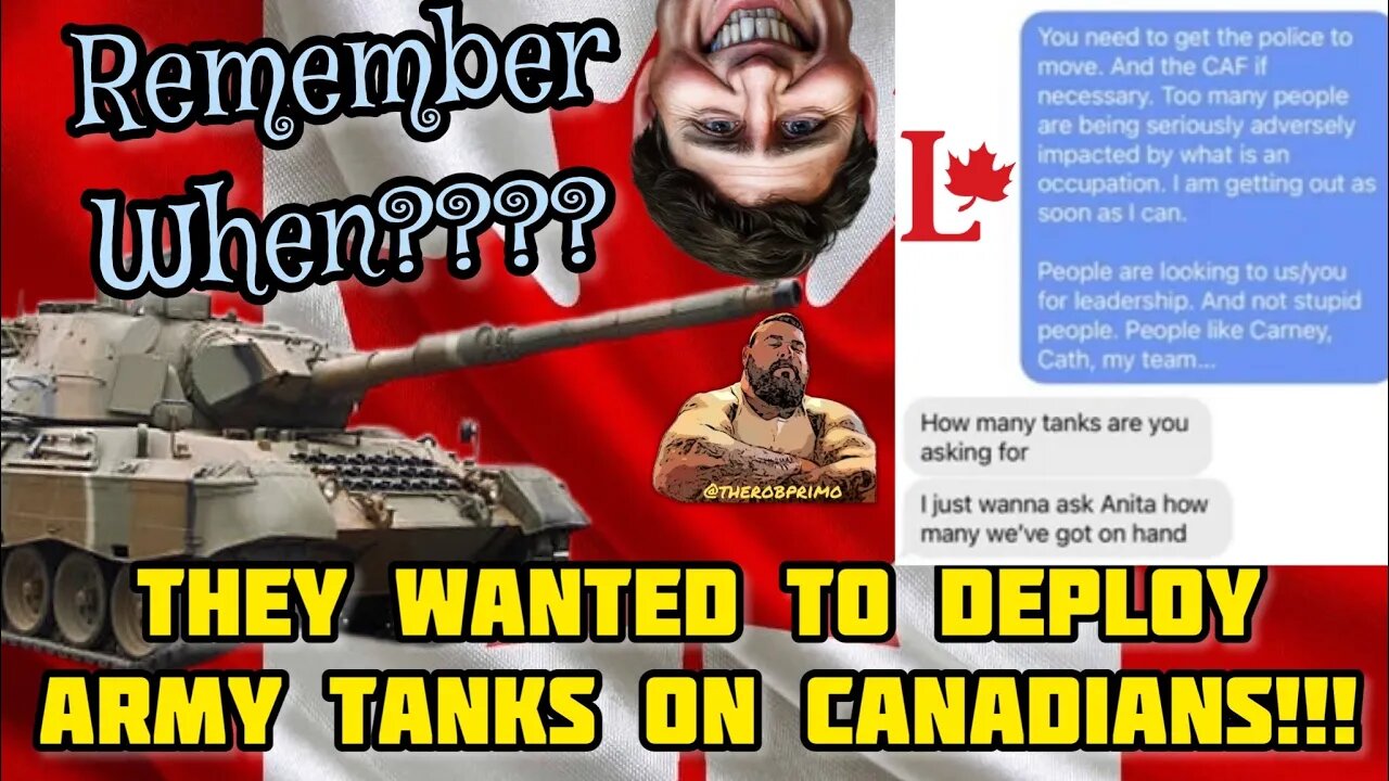 Liberals Wanted to Sick There Own Armed Forces On Peaceful Canadians