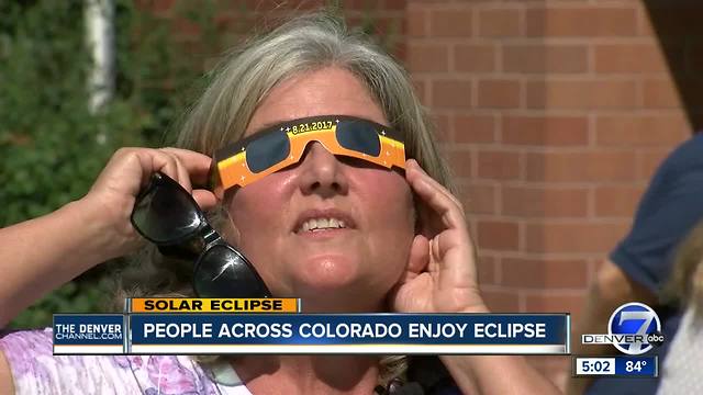 People across Colorado enjoy eclipse