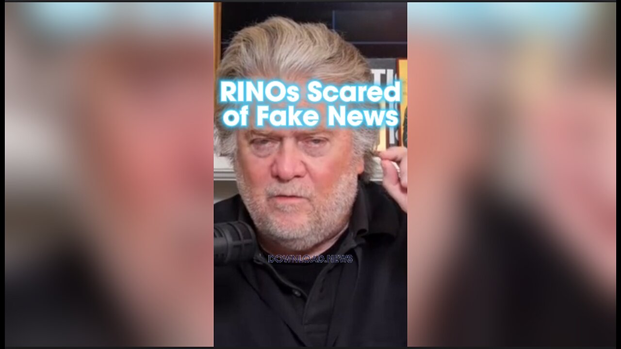 Steve Bannon & Anna Paulina Luna: RINOs Won't Put America First Because They Are Scared of The Mockingbird Media - 1/18/24