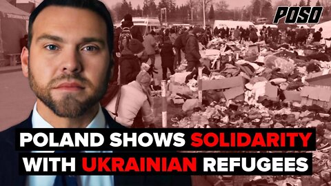 Poland Civilians Show Solidarity With Ukrainian Refugees