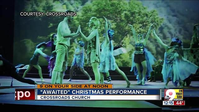 WCPO to air Crossroads Church's 'Awaited' show on Christmas Eve