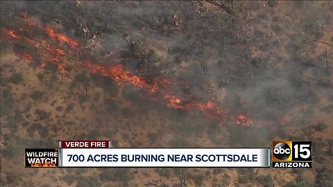 700 acres burning near Scottsdale