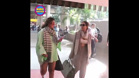 Malaika Arora Return Mumbai Spotted At Airport