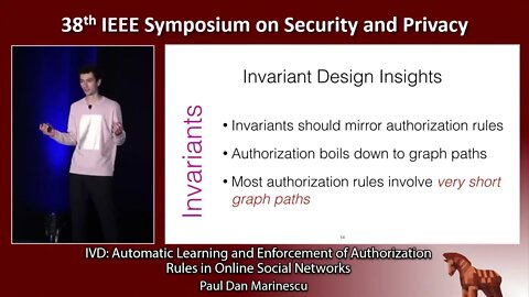 IVD Automatic Learning and Enforcement of Authorization Rules in Online Social Networks YouTube