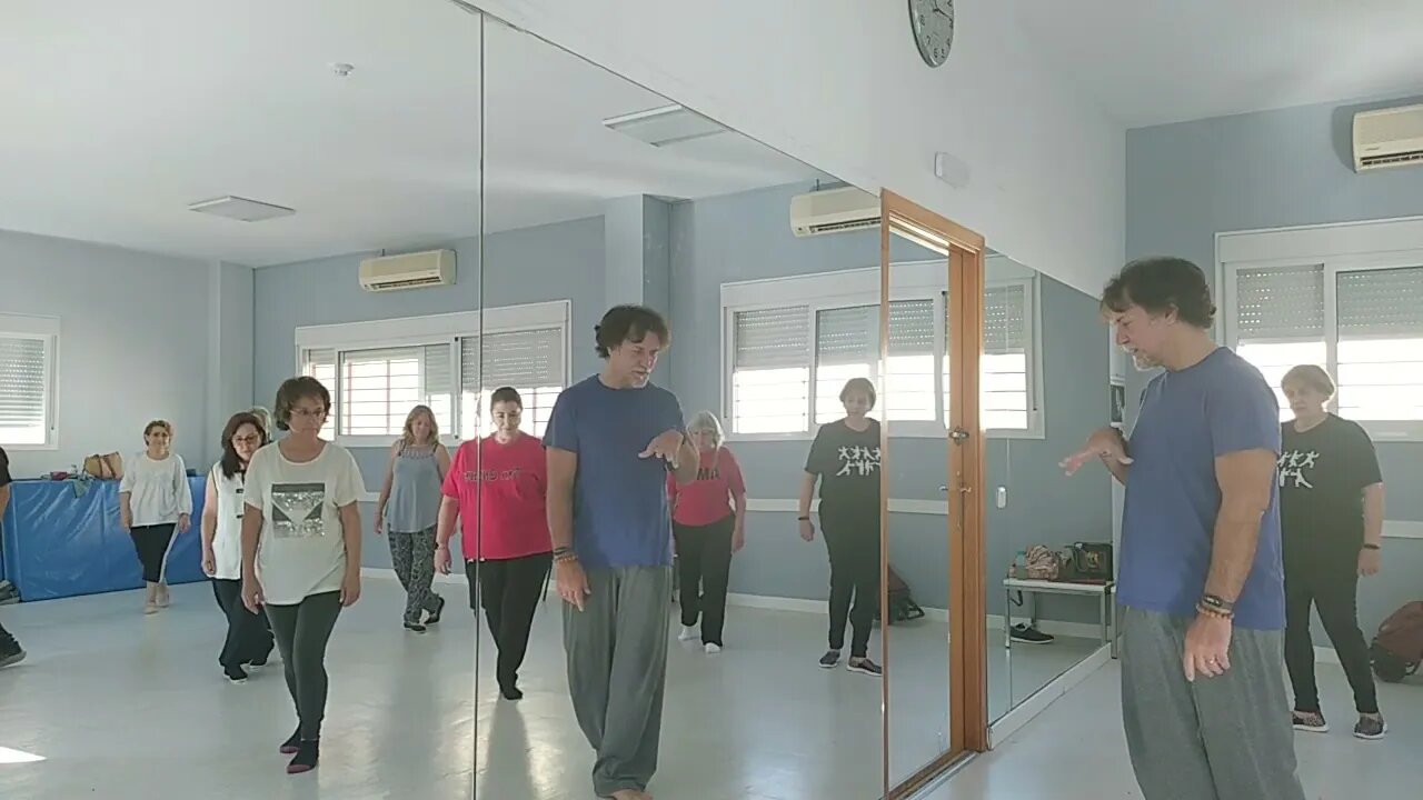 Tai chi Unidad, Qi gong Peng An, Depurando forma abanico 18