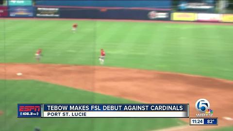 Tebow Debut