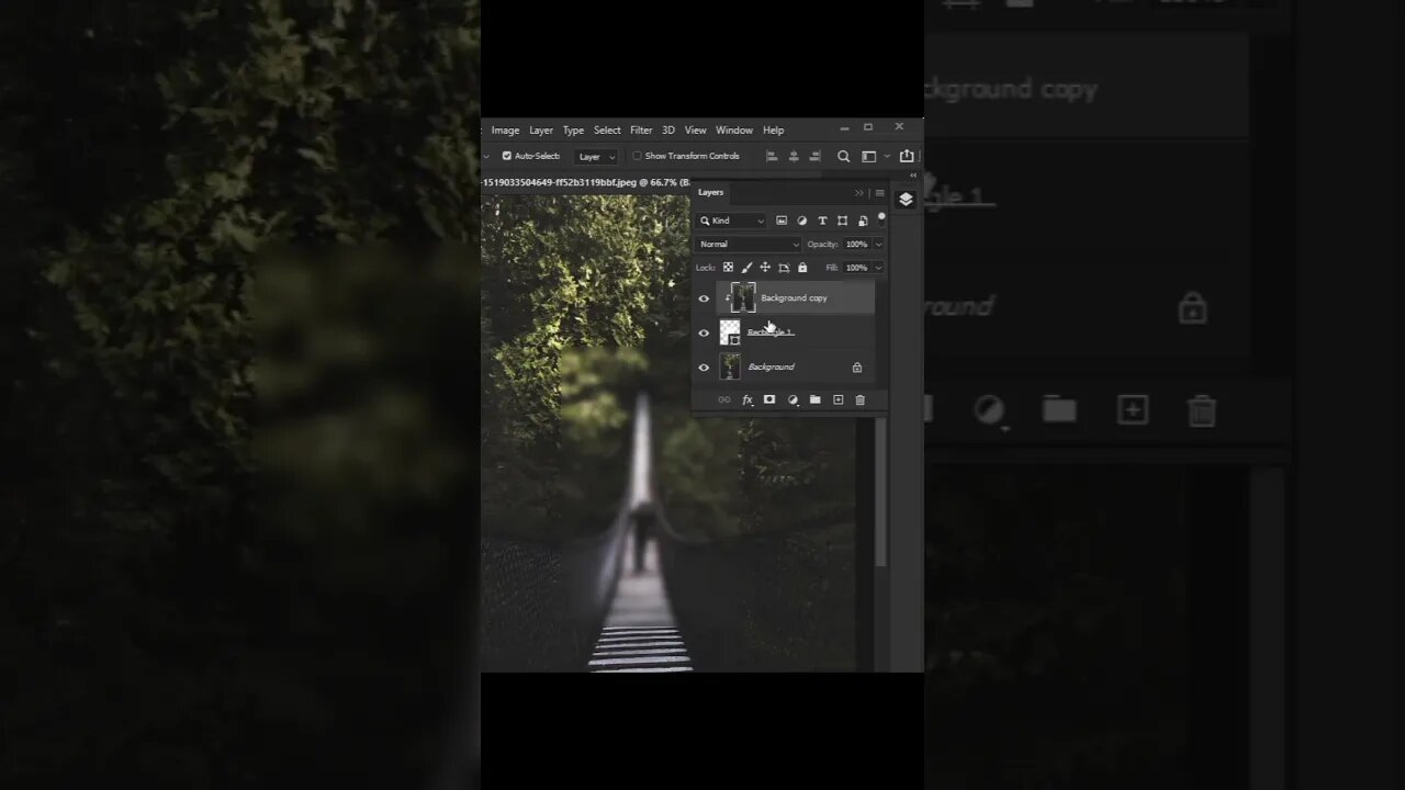 Blurry Glass Effect in Photoshop @LayerGraphics