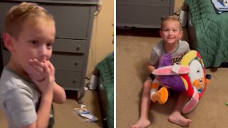 Kid Gets Custom Toy Of His Original Pokémon Character