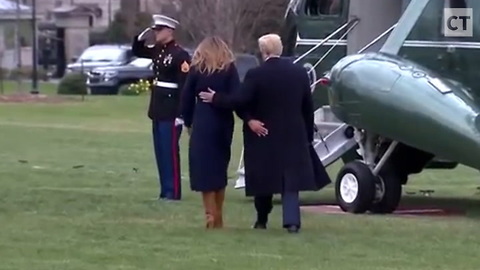 Trump’s Reaction to Melania Tripping in Heels Speaks Volumes to Kind of Man He Is