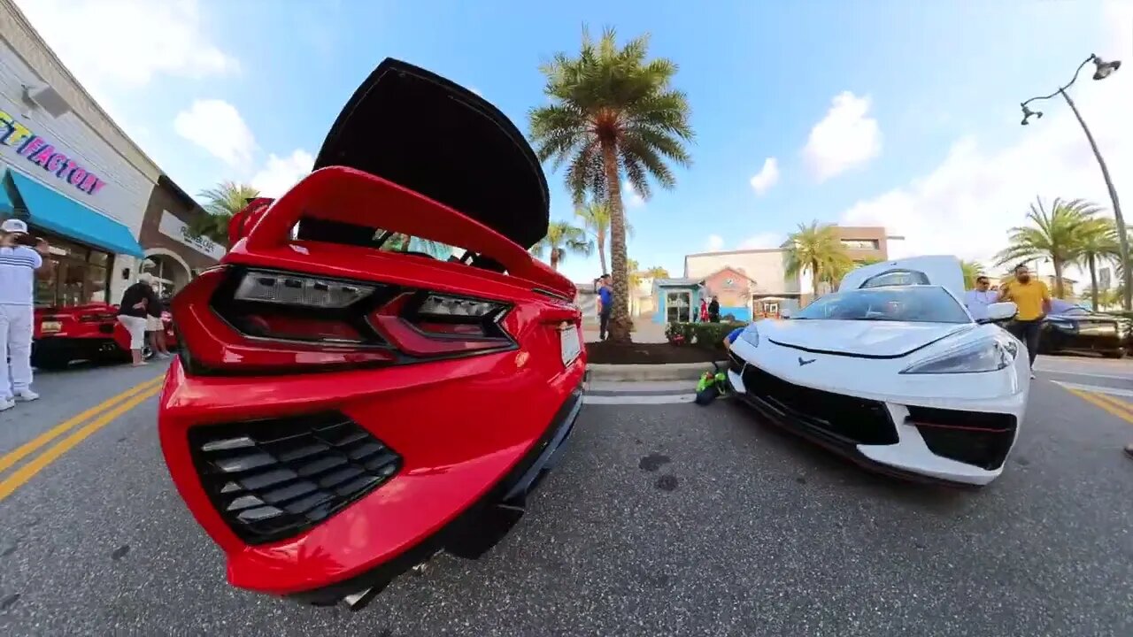 2020 Chevy Corvette - Promenade at Sunset Walk - Kissimmee, Florida #corvette #insta360