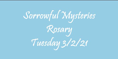 Sorrowful Mysteries Rosary