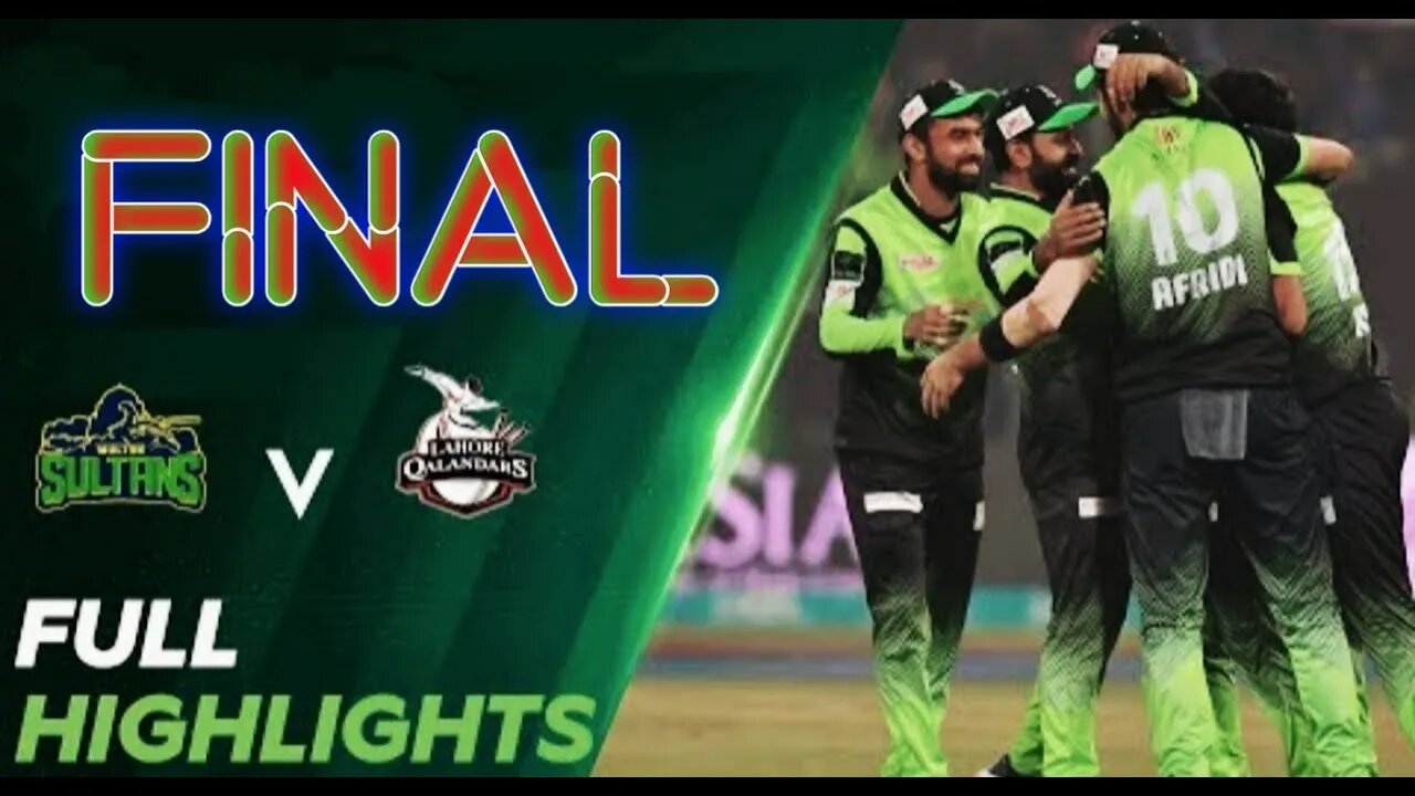 Multan Sultans VS Lahore Qalandars | Full Highlights | Final Match 34 | HBL PSL 7 | #cricketmela#