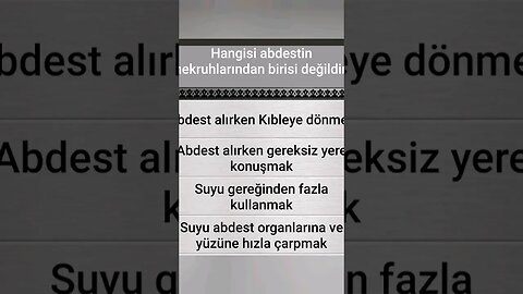 #yarışma #bilgi İSLÂMÎ BİLGİ YARIŞMASI