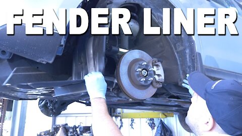 How to remove a fender liner - 2015 Subaru Forester