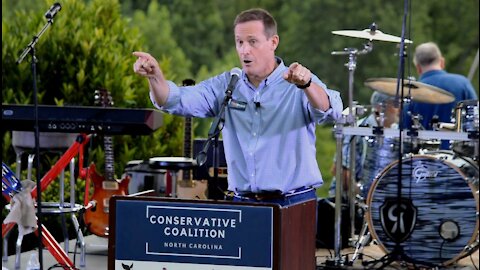 Congressman Ted Budd Speaks At Conservative Coalition Banquet