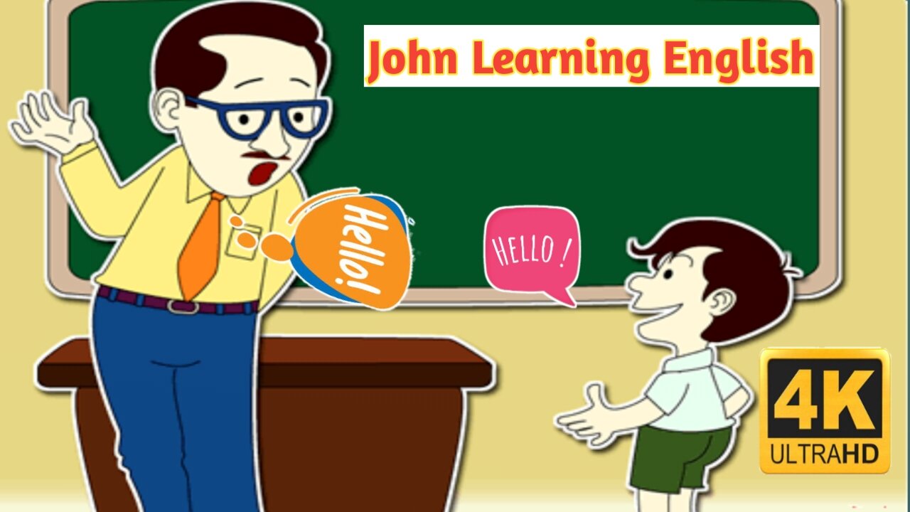 John learn english