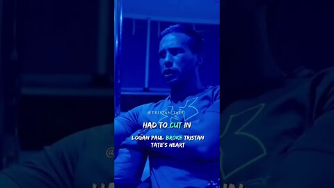 Logan Paul Broke Tristan Tate’s Heart #Shorts