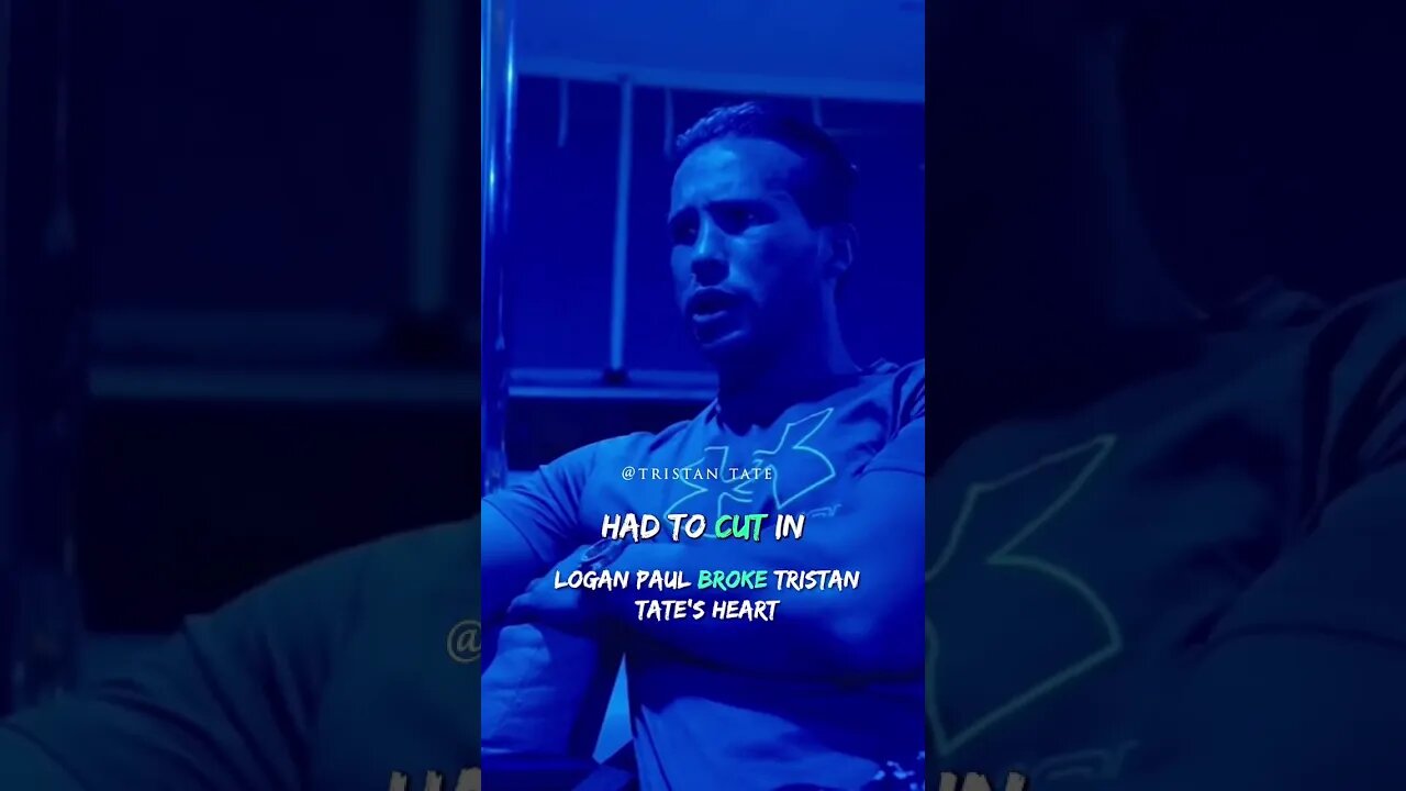 Logan Paul Broke Tristan Tate’s Heart #Shorts