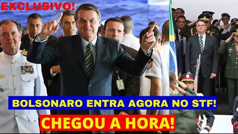 EXCLUSIVO BOLSONARO AGORA DA A CARTADA FINAL ENTRA NO STF COMEÇA COLOCAR ORDEM NA CASA BRAÍLA TENSÃO