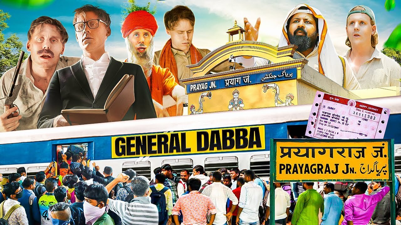 Indian Indian railway general dabba | 2 foreigners Bollywood