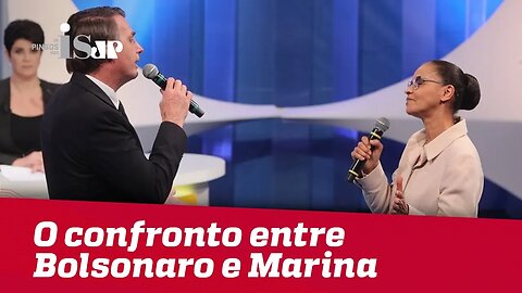 O confronto entre Bolsonaro e Marina