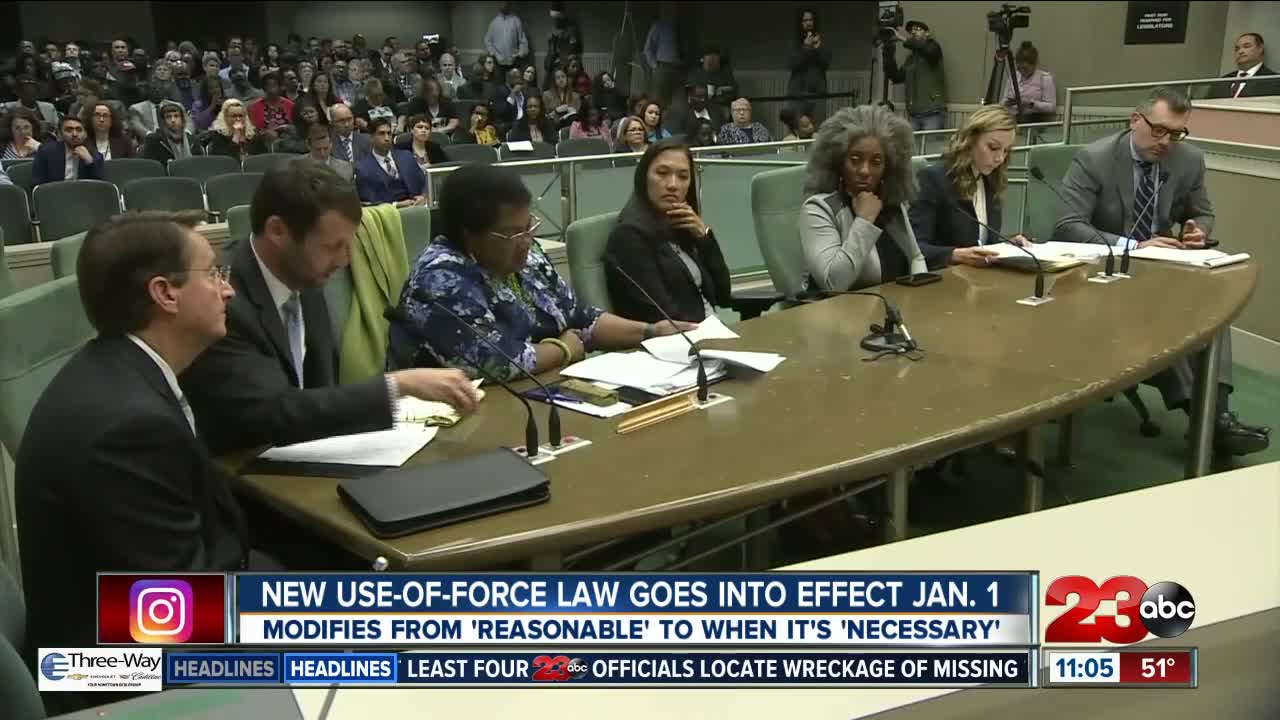 New use-of-force law goes into effect January 1st