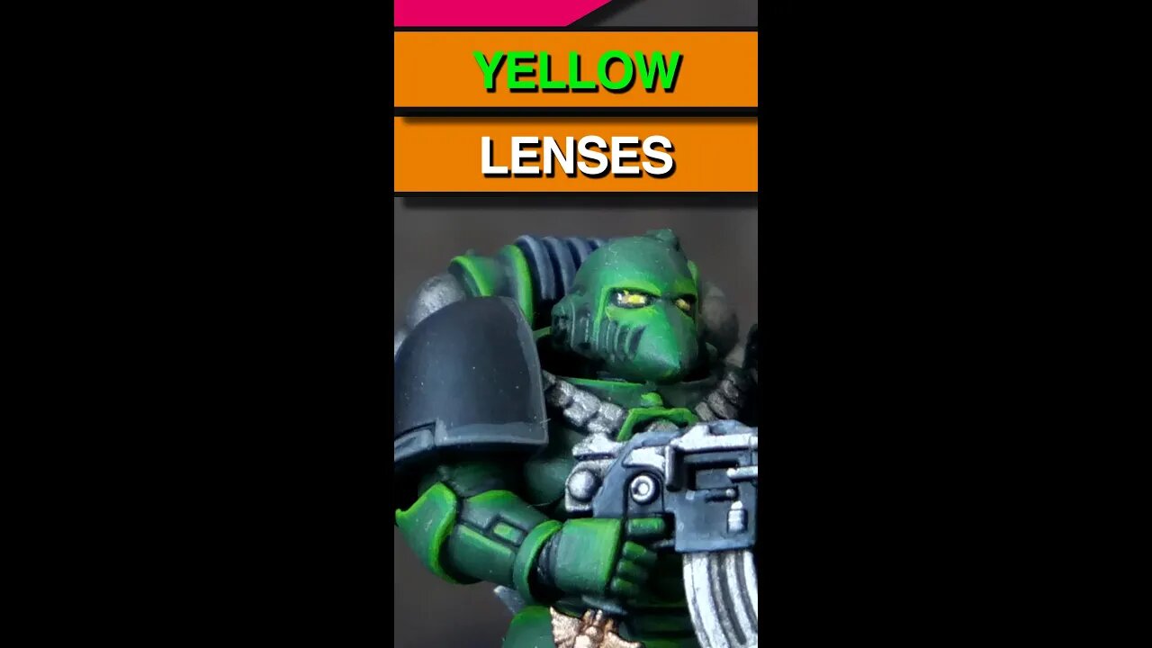 How to paint Salamanders yellow lenses! ⚡ QUICKIE ⚡