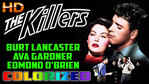 The Killers - AI COLORIZED - HD - Film Noir - Starring Burt Lancaster