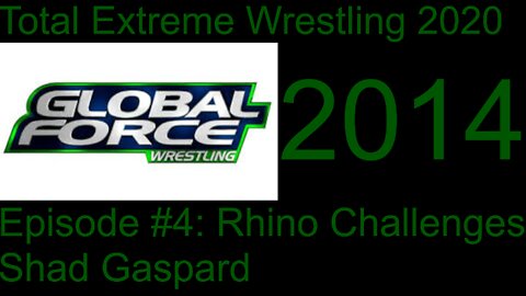 RapperJJJ TEW2020: GFW #4: Rhino Challenges Shad Gaspard