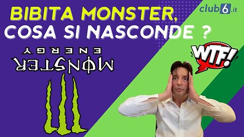 Cosa si nasconde nel logo della bibita energy drink della Monster ?